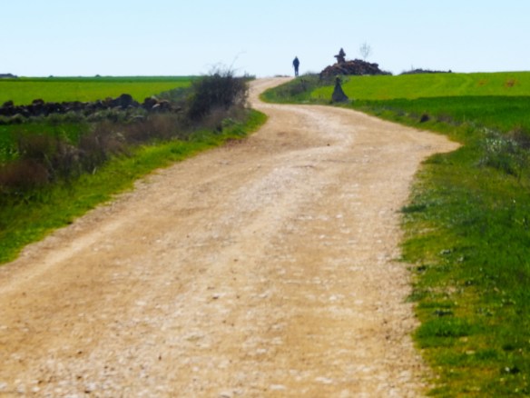 The lone black figure