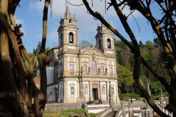 Bom Jesus through vines