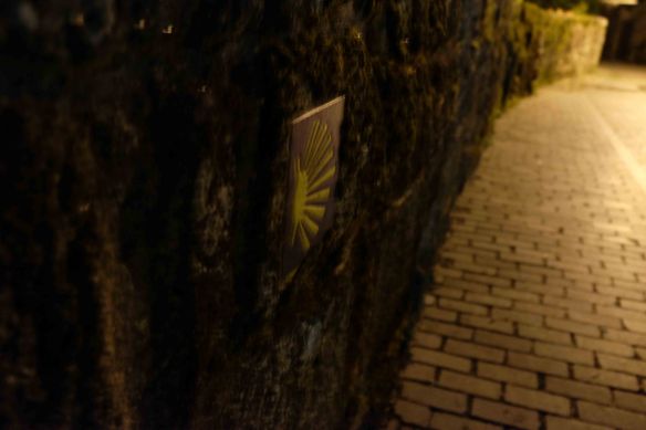 camino sign on laneway