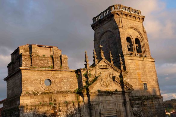 church in late light
