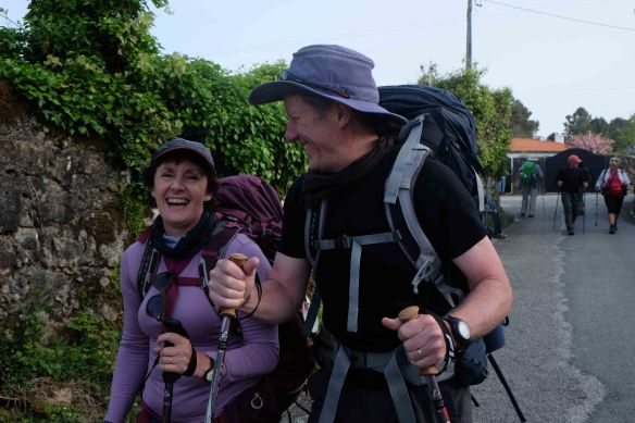 Julie & Peter leaving_