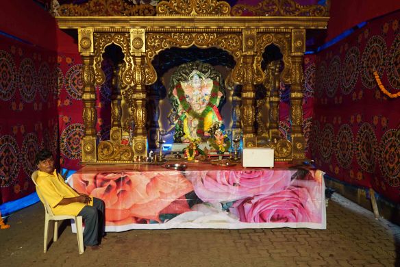 Sitting watching Ganesha