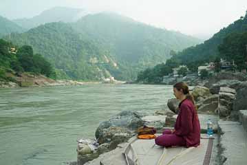 yoga by ganges