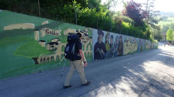 Peter passing murals
