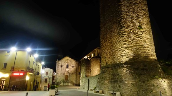 Pietralunga at night