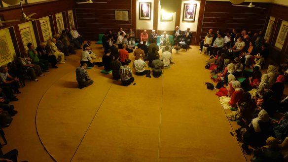 Whirling dervish pre ceremony