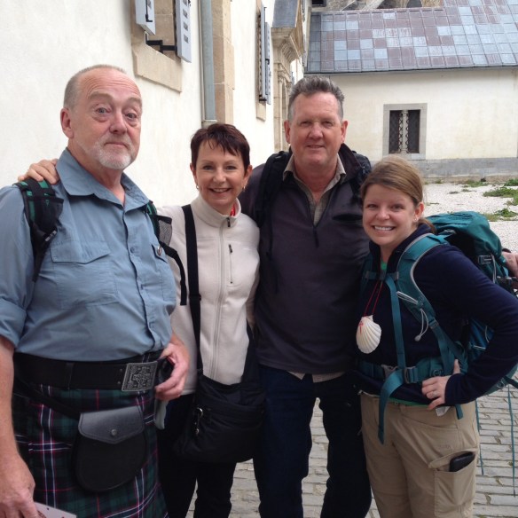 David, Jenny, Mike and Roni at Roncesvalles